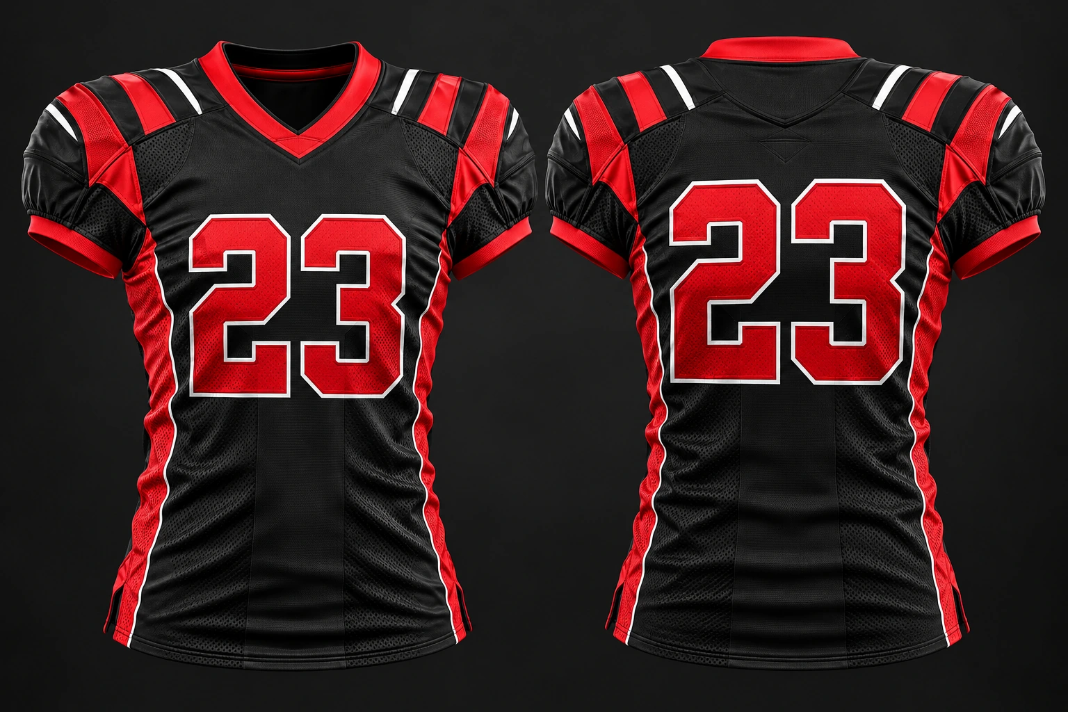 American Football custom sportswear illustration