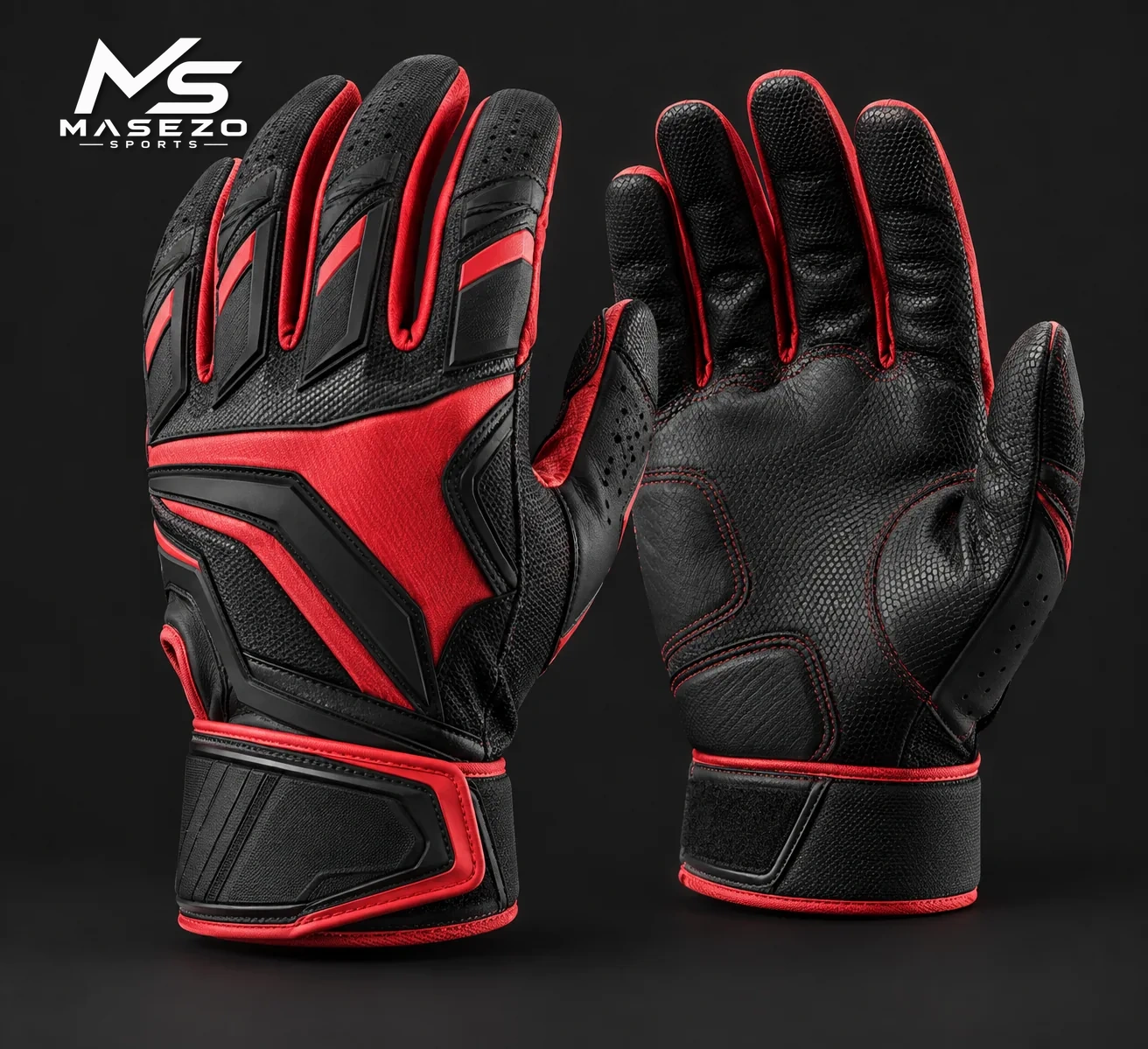 Baseball Batting Gloves MASEZO SPORTS product mockup