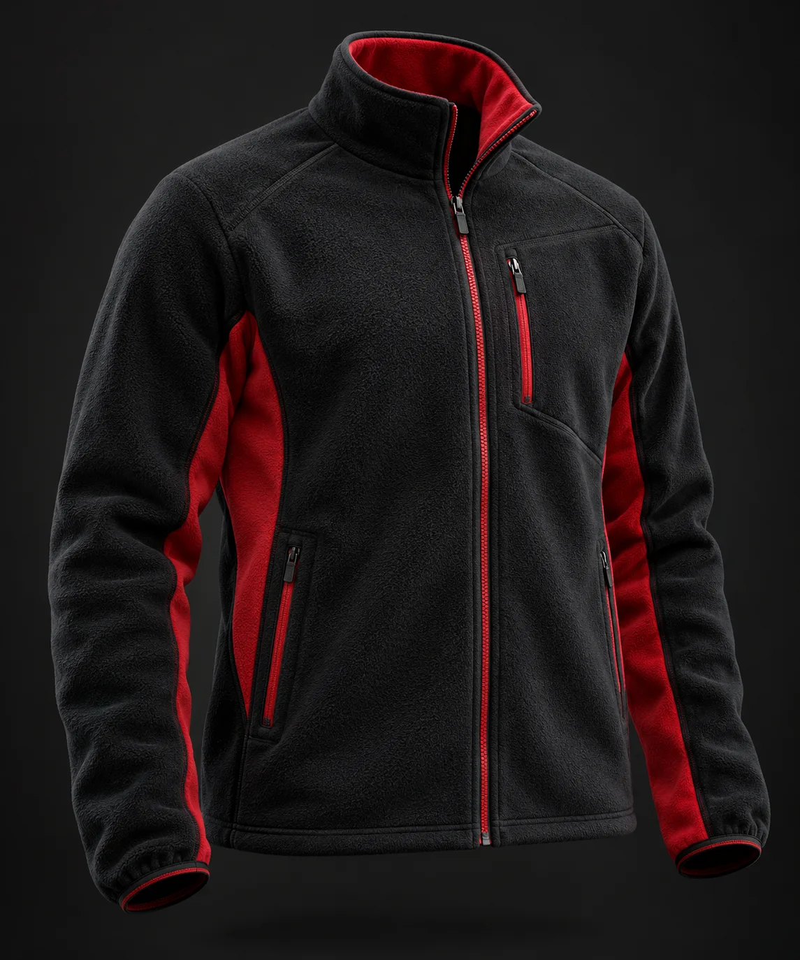 Fleece Jacket MASEZO SPORTS product mockup