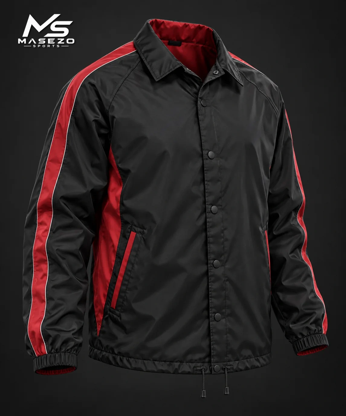 Coach Jacket MASEZO SPORTS product mockup