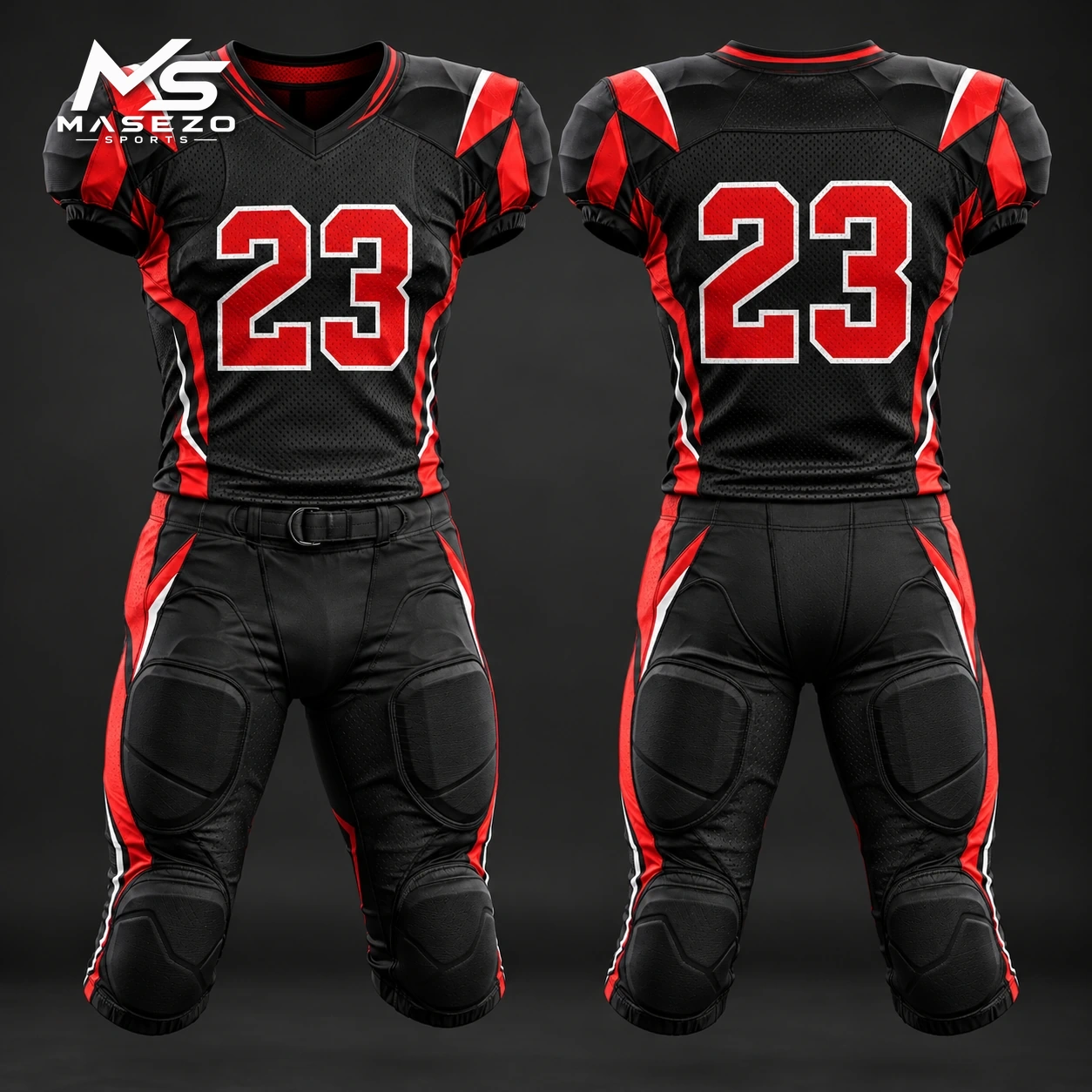 American Football Uniform — Sublimated MASEZO SPORTS product mockup