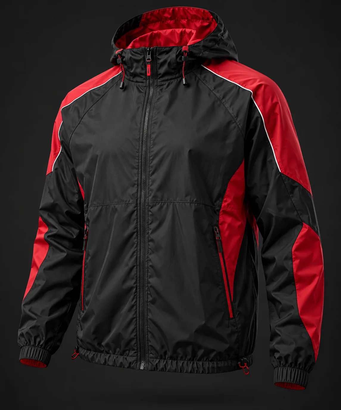 Windbreaker Jacket MASEZO SPORTS product mockup