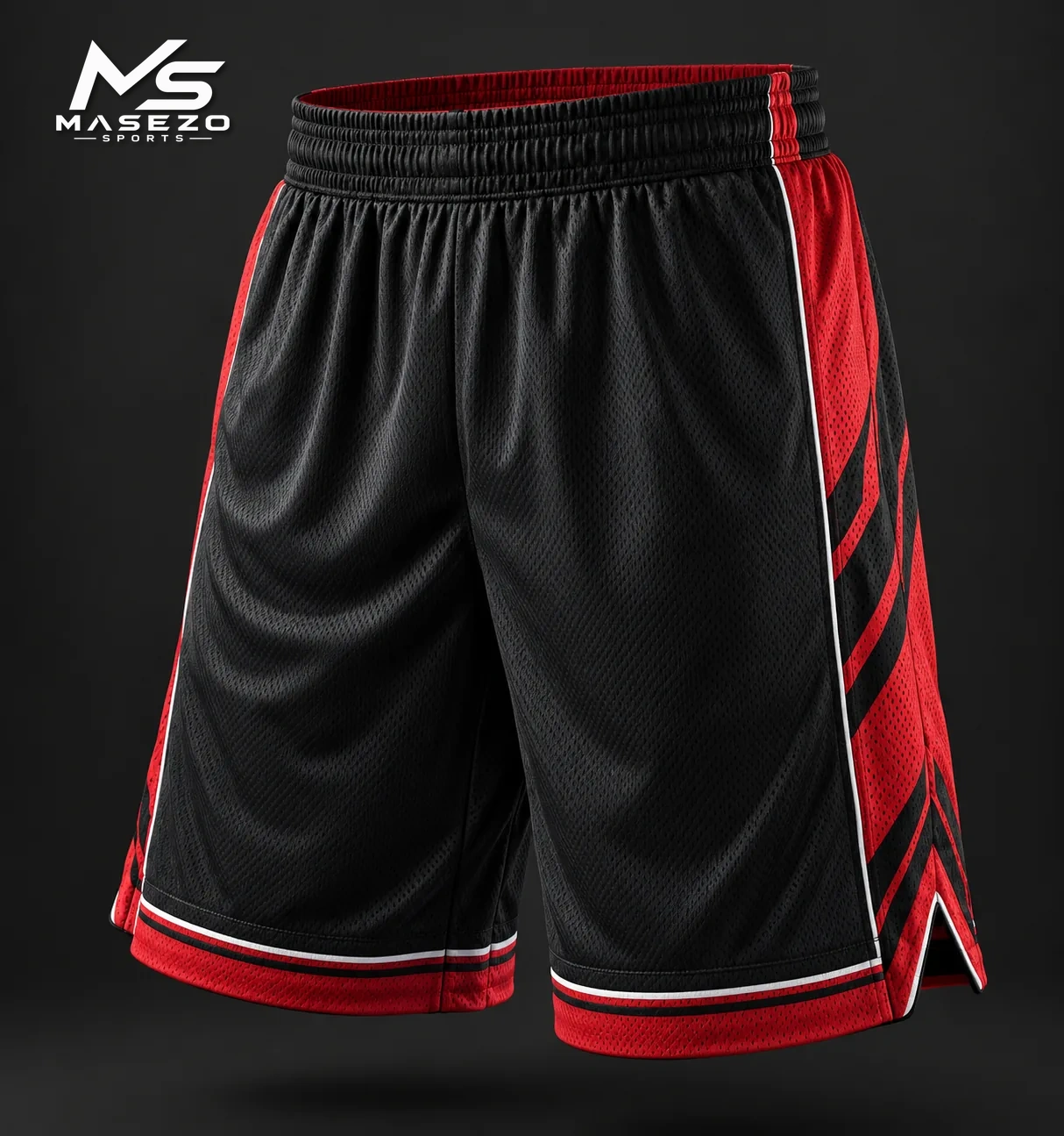 Basketball Shorts — Sublimated MASEZO SPORTS product mockup